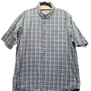 Wrangler Authentic Mens Button Up Multi-Color Size XL 100% Cotton Pocket Button